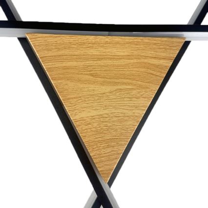 LED Dimbart takarmatur i tak 75W/230V 3000-6500K brun/svart + fjärrkontroll