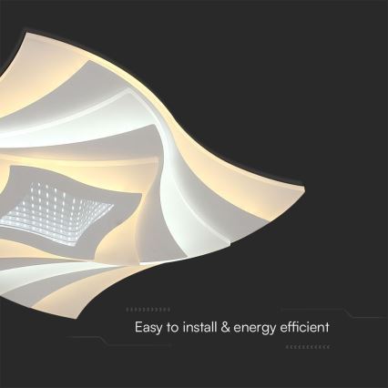 LED Dimbar taklampa LED/75W/230V 3000-6500K + fjärrkontroll