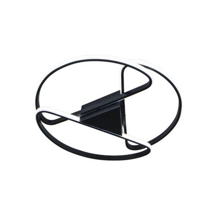 LED Dimbar taklampa LED/75W/230V 3000-6500K svart + fjärrkontroll