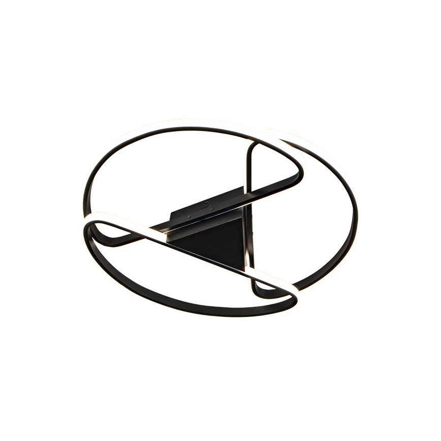LED Dimbar taklampa LED/75W/230V 3000-6500K svart + fjärrkontroll