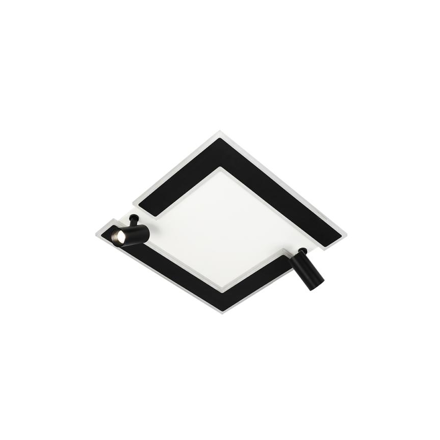LED Dimbar taklampa LED/80W/230V 3000-6500K svart + fjärrkontroll