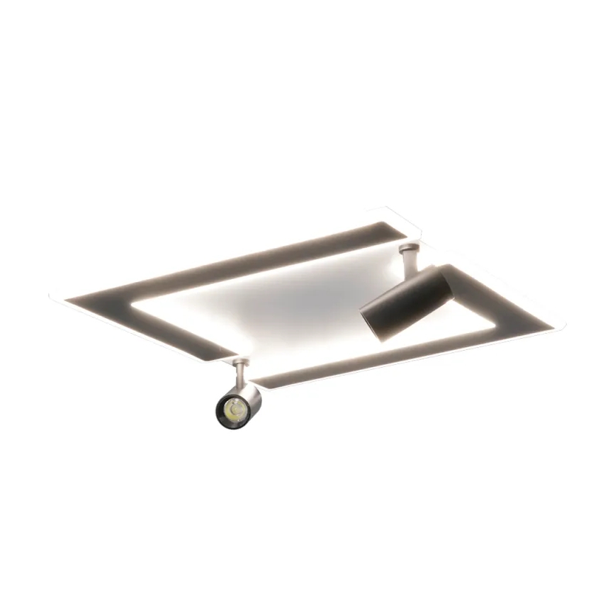 LED Dimbar taklampa LED/80W/230V 3000-6500K svart + fjärrkontroll