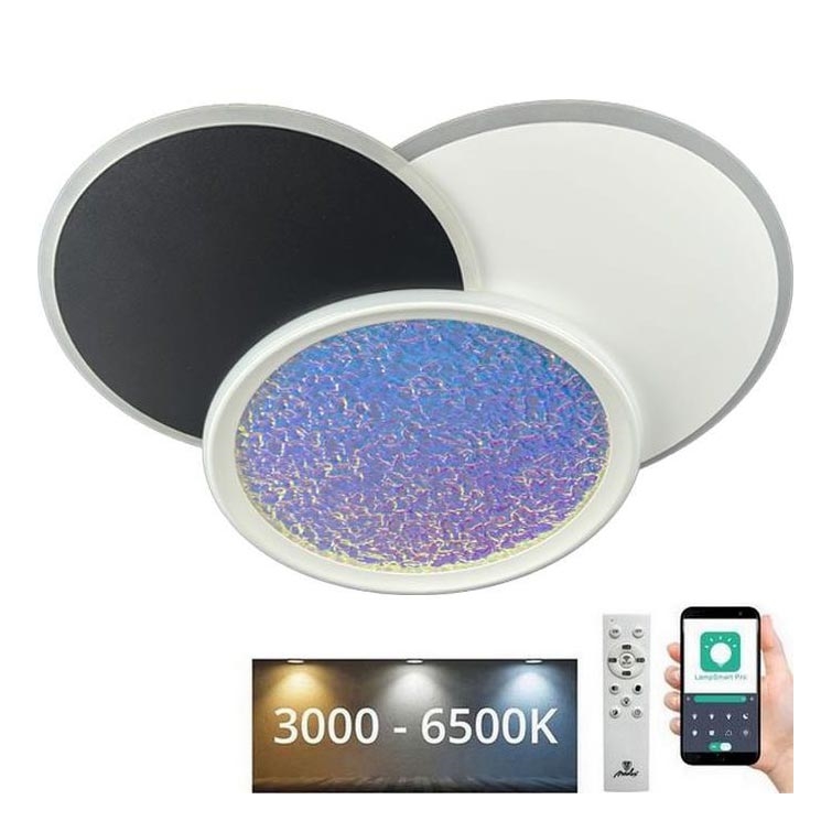 LED Dimbar taklampa LED/80W/230V 3000-6500K vit + fjärrkontroll