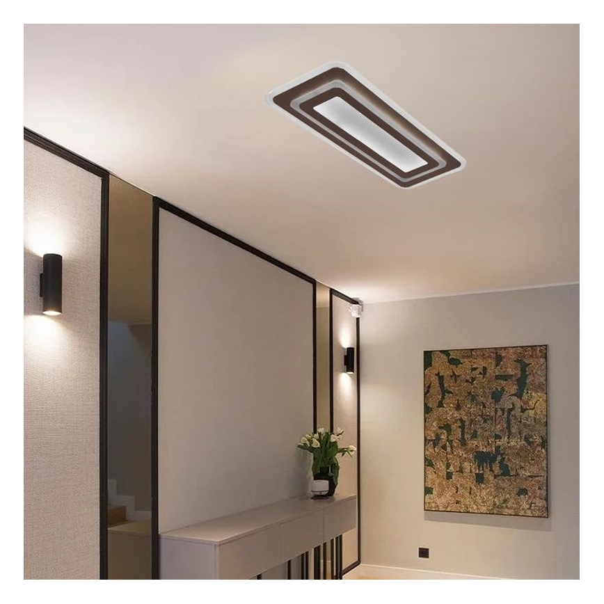 LED Dimbar taklampa LED/85W/230V 3000-6500K + fjärrkontroll