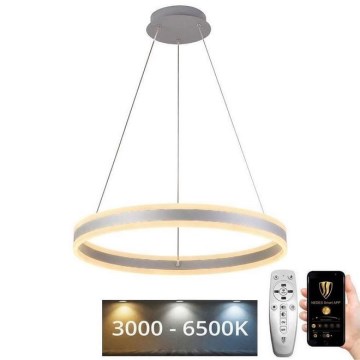LED Dimbar taklampa LED/85W/230V 3000-6500K Ø 60 cm + fjärrkontroll