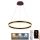 LED Dimbar taklampa LED/85W/230V 3000-6500K Ø 60 cm + fjärrkontroll
