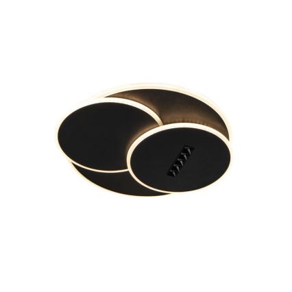 LED Dimbar taklampa LED/90W/230V 3000-6500K svart + fjärrkontroll