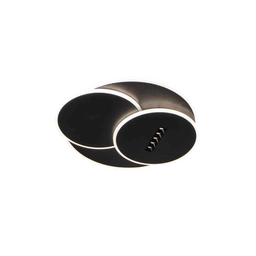 LED Dimbar taklampa LED/90W/230V 3000-6500K svart + fjärrkontroll