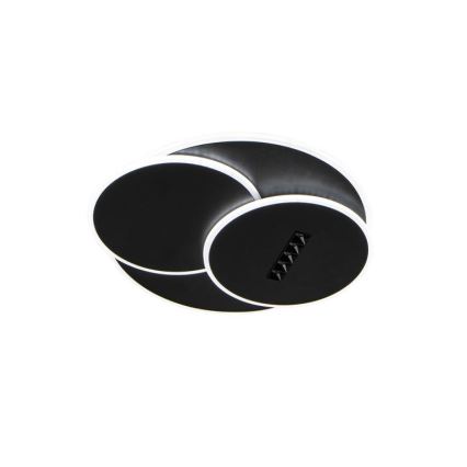 LED Dimbar taklampa LED/90W/230V 3000-6500K svart + fjärrkontroll