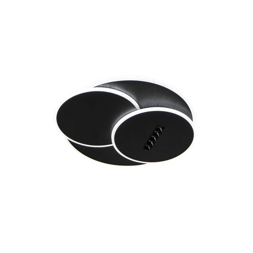 LED Dimbar taklampa LED/90W/230V 3000-6500K svart + fjärrkontroll