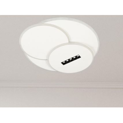 LED Dimbar taklampa LED/90W/230V 3000-6500K vit + fjärrkontroll