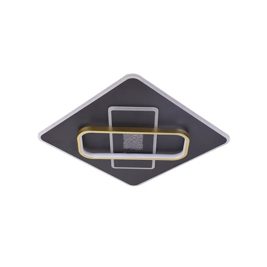 LED Dimbar taklampa LED/90W/230V 3000-6500K svart + fjärrkontroll