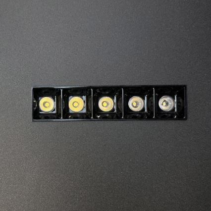 LED Dimbar taklampa LED/95W/230V 3000-6500K svart + fjärrkontroll