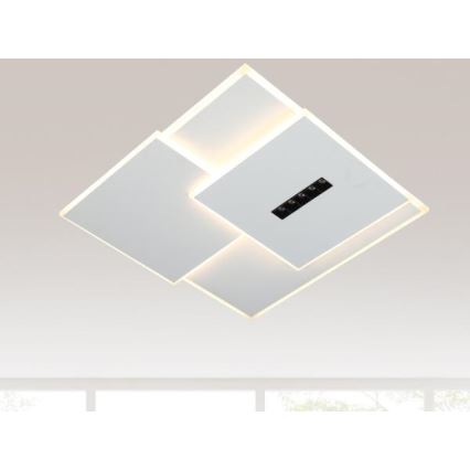 LED Dimbar taklampa LED/95W/230V 3000-6500K vit + fjärrkontroll