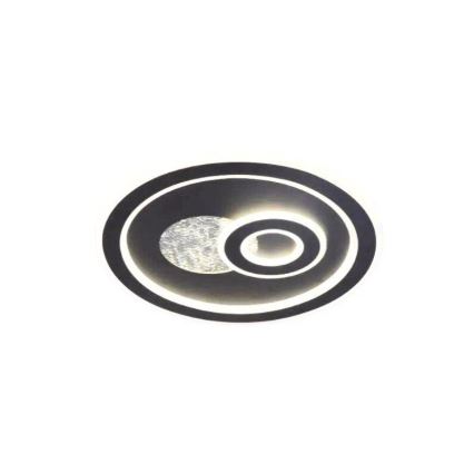 LED Dimbar taklampa LED/95W/230V 3000-6500K svart + fjärrkontroll