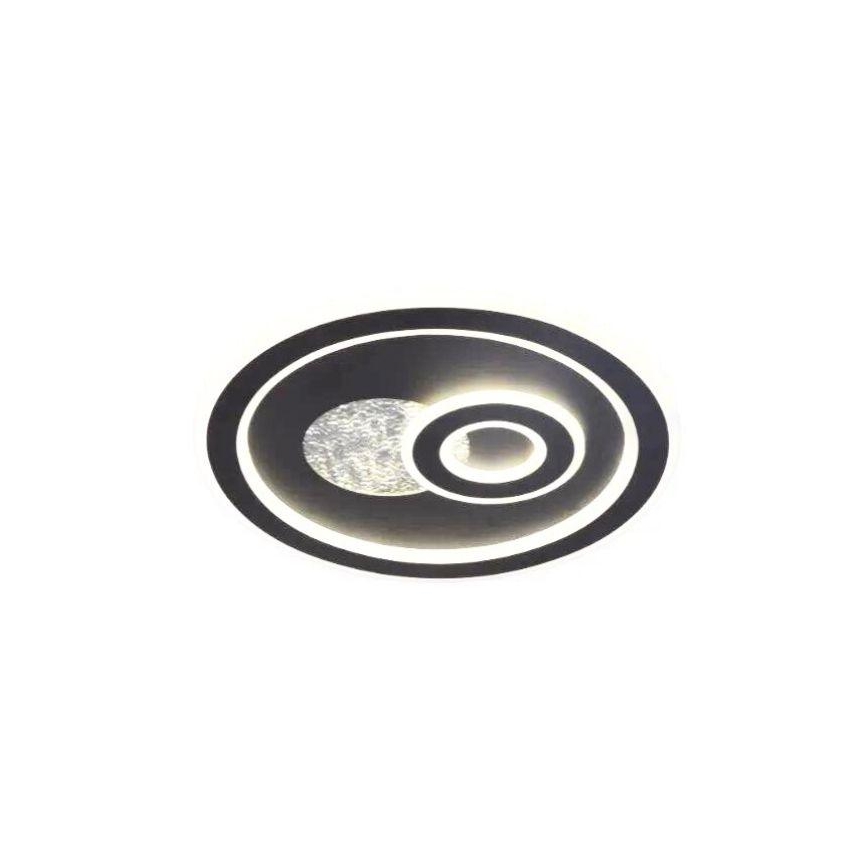 LED Dimbar taklampa LED/95W/230V 3000-6500K svart + fjärrkontroll