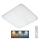 LED Dimbar taklampa MANA LED/36W/230V 2700-6500K 43x43 cm + fjärrkontroll