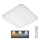 LED Dimbar taklampa MANA LED/60W/230V 2700-6500K 53x53 cm + fjärrkontroll