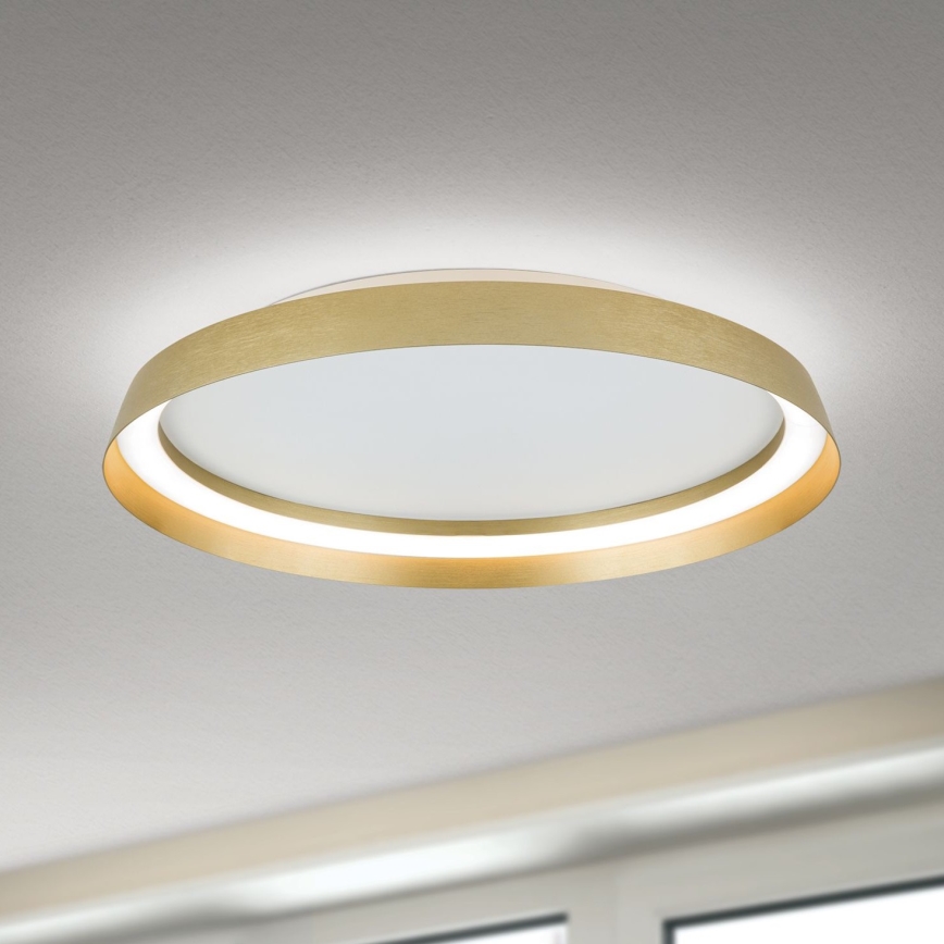 LED Dimbar taklampa MANTA LED/38W/230V 2700/3000/4000K diameter 45 cm guld