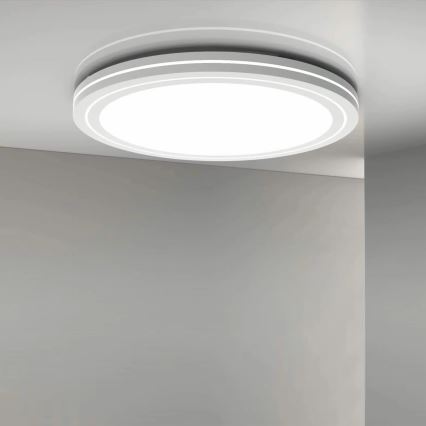 LED ljusreglerad taklampa till badrum MARIAN LED/72W/230V diameter 48 cm 3000-6000K IP44 + fjärrkontroll
