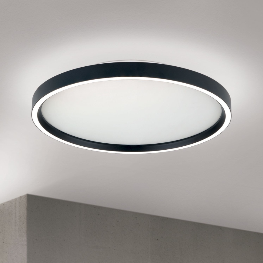 LED Dimbar taklampa MASCA LED/36W/230V 2700/3350/4000K diameter 40 cm svart