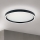 LED Dimbar taklampa MASCA LED/36W/230V 2700/3350/4000K diameter 40 cm svart