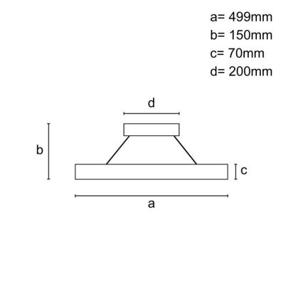 LED Dimbar taklampa med fläkt LED/35W/230V 3000-6500K svart + fjärrkontroll