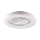 LED Dimbar taklampa med fläkt LIBYA LED/48W/230V 3000-6500K vit + fjärrkontroll