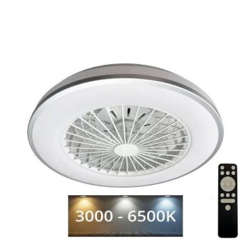 LED Dimbar taklampa med fläkt OPAL LED/48W/230V 3000-6500K + fjärrkontroll