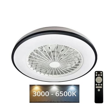 LED Dimbar taklampa med fläkt OPAL LED/48W/230V 3000-6500K + fjärrkontroll