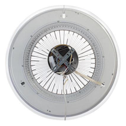 LED Dimbar taklampa med fläk ZONDA LED/48W/230V 3000-6000K guld +fjärrkontroll