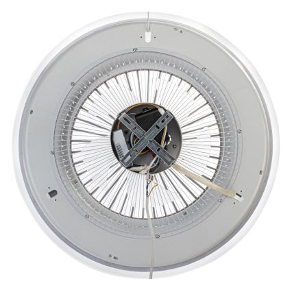LED Dimbar taklampa med fläkt ZONDA LED/48W/230V 3000-6000K vit+ fjärrkontroll