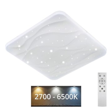 LED Dimbar taklampa NERIS LED/36W/230V 2700-6500K 43x43 cm + fjärrkontroll