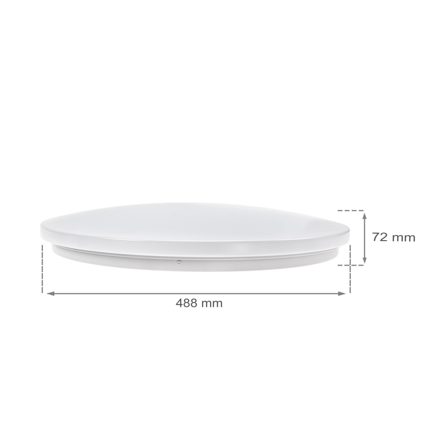 LED Dimbar taklampa NYMPHEA LED/36W/230V 2700-6500K Wi-Fi Tuya