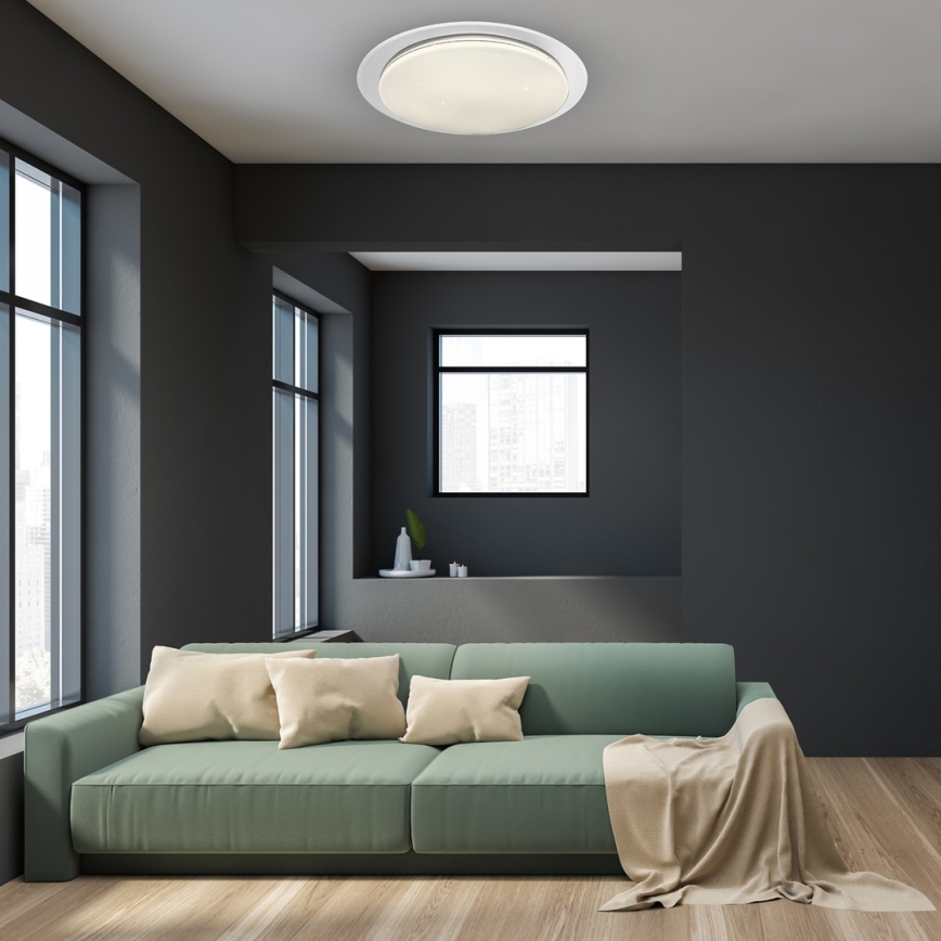 LED Dimbar taklampa ONTARIO LED/80W/230V 3000-6000K + fjärrkontroll