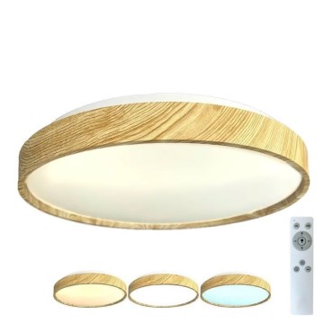 LED Dimbar taklampa OPAL LED/36W/230V 3000-6500K diameter 40 cm + fjärrkontroll