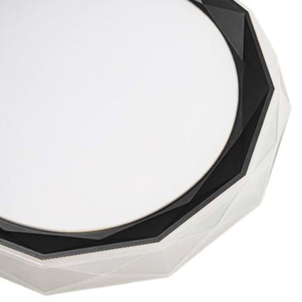 LED Dimbar taklampa OSCAR LED/45W/230V 3000-6000K svart + fjärrkontroll