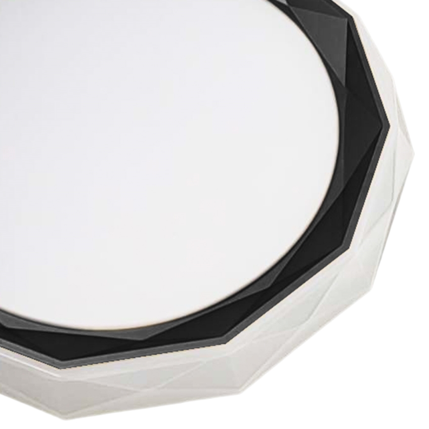 LED Dimbar taklampa OSCAR LED/45W/230V 3000-6000K svart + fjärrkontroll