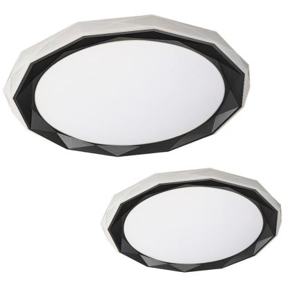 LED Dimbar taklampa OSCAR LED/45W/230V 3000-6000K svart + fjärrkontroll