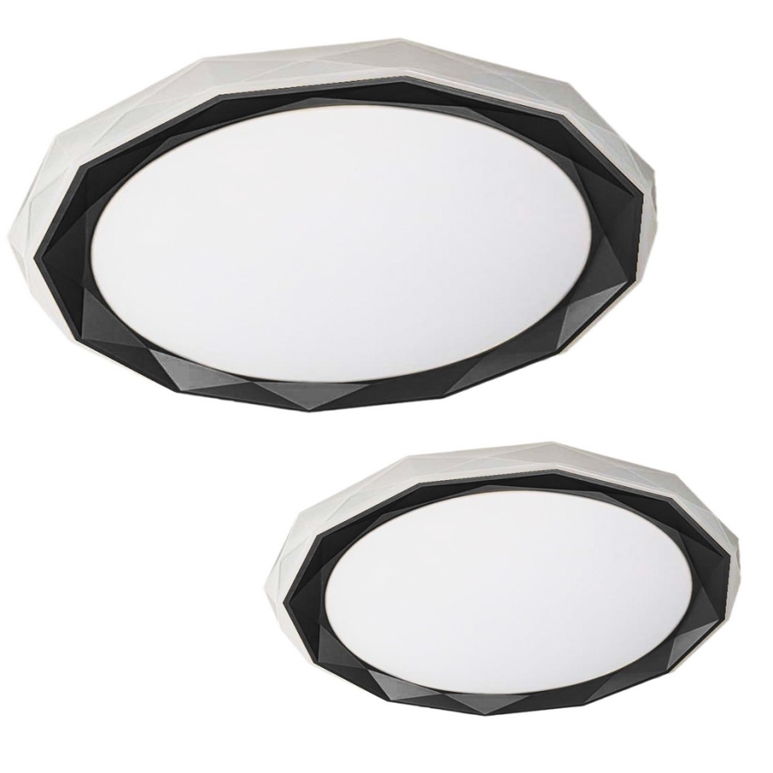 LED Dimbar taklampa OSCAR LED/45W/230V 3000-6000K svart + fjärrkontroll