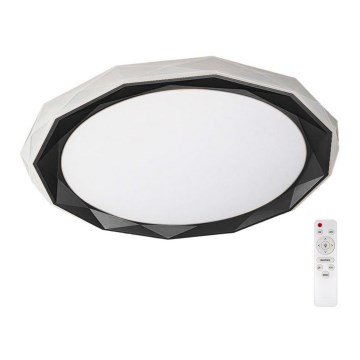 LED Dimbar taklampa OSCAR LED/45W/230V 3000-6000K svart + fjärrkontroll
