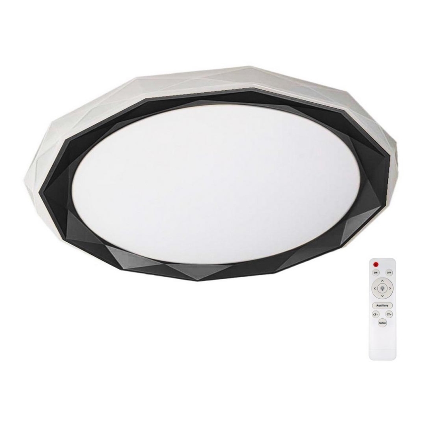 LED Dimbar taklampa OSCAR LED/45W/230V 3000-6000K svart + fjärrkontroll