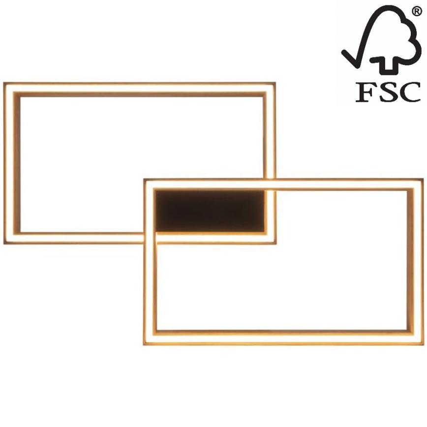 LED Dimbar taklampa RAMME 2xLED/24W/230V ek – FSC certifierade