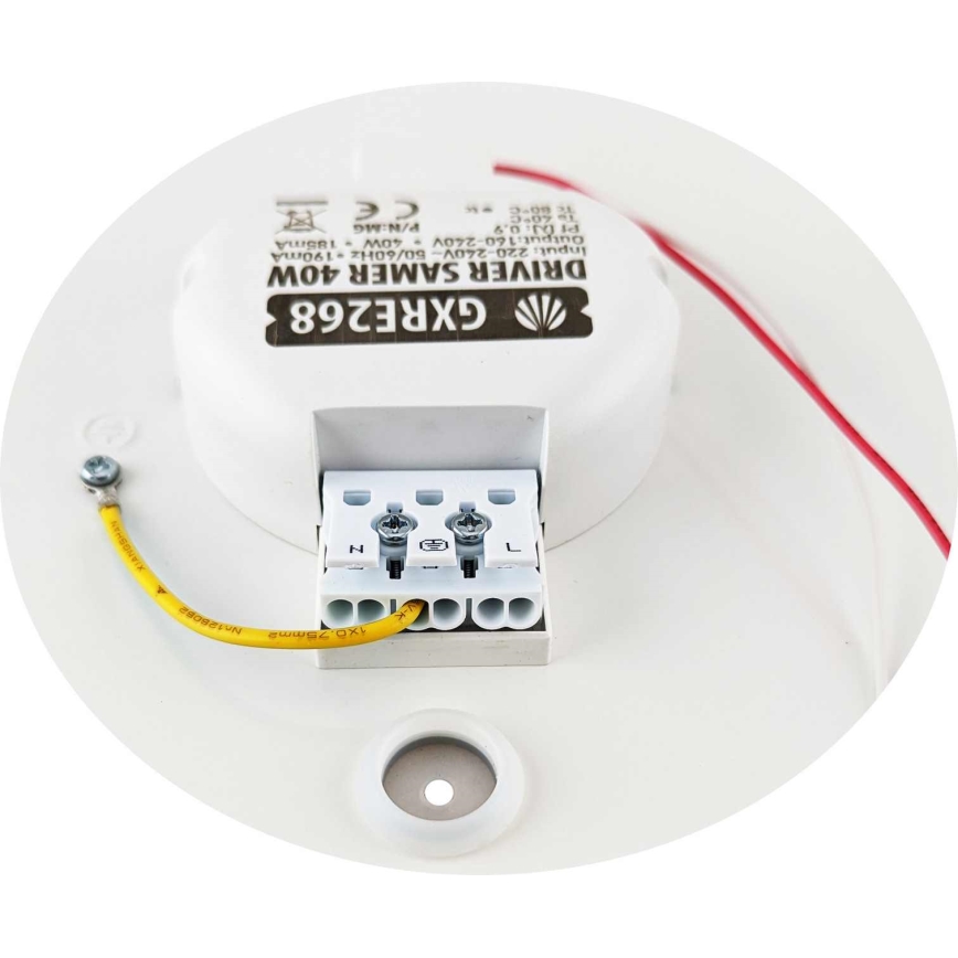 LED Dimbar taklampa SAMER LED/40W/230V 2900-6000K + fjärrkontroll