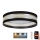 LED Dimbar taklampa SMART CORAL LED/24W/230V Wi-Fi Tuya svart + fjärrkontroll