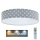 LED Dimbar taklampa SMART GALAXY KIDS LED/24W/230V 3000-6500K stjärnor grå/vit + fjärrkontroll