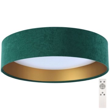 LED Dimbar taklampa SMART GALAXY LED/24W/230V grön/guld 3000-6500K + fjärrkontroll