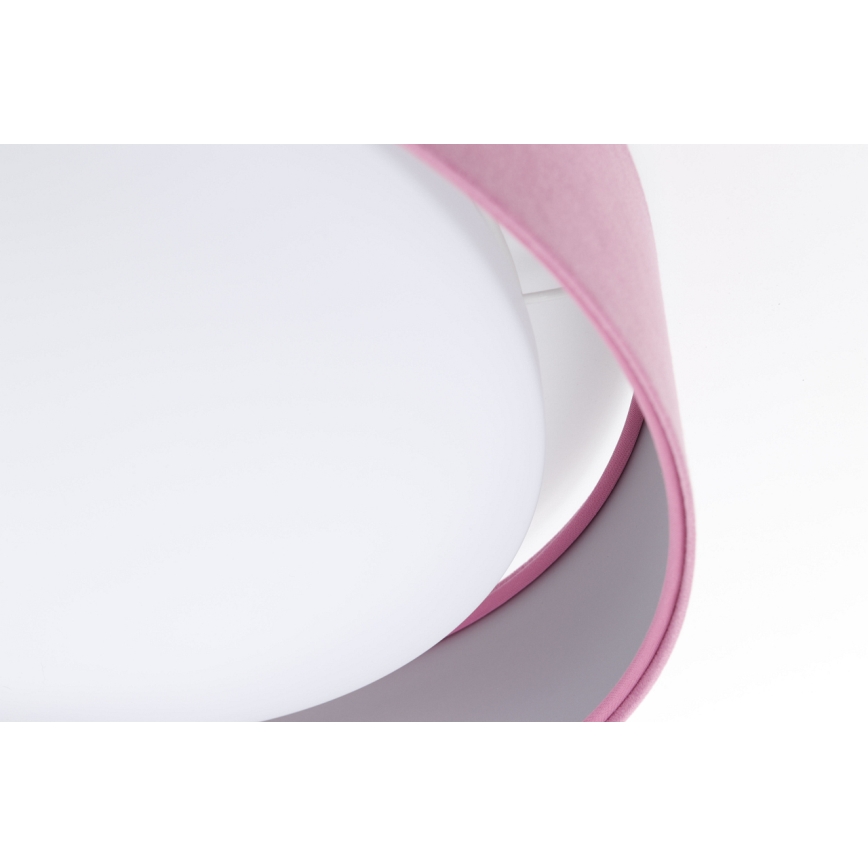 LED Dimbar taklampa SMART GALAXY LED/24W/230V rosa/silver 3000-6500K + fjärrkontroll