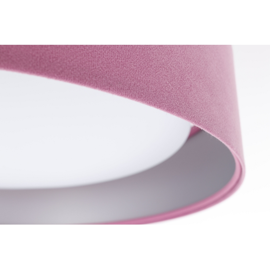 LED Dimbar taklampa SMART GALAXY LED/24W/230V rosa/silver 3000-6500K + fjärrkontroll