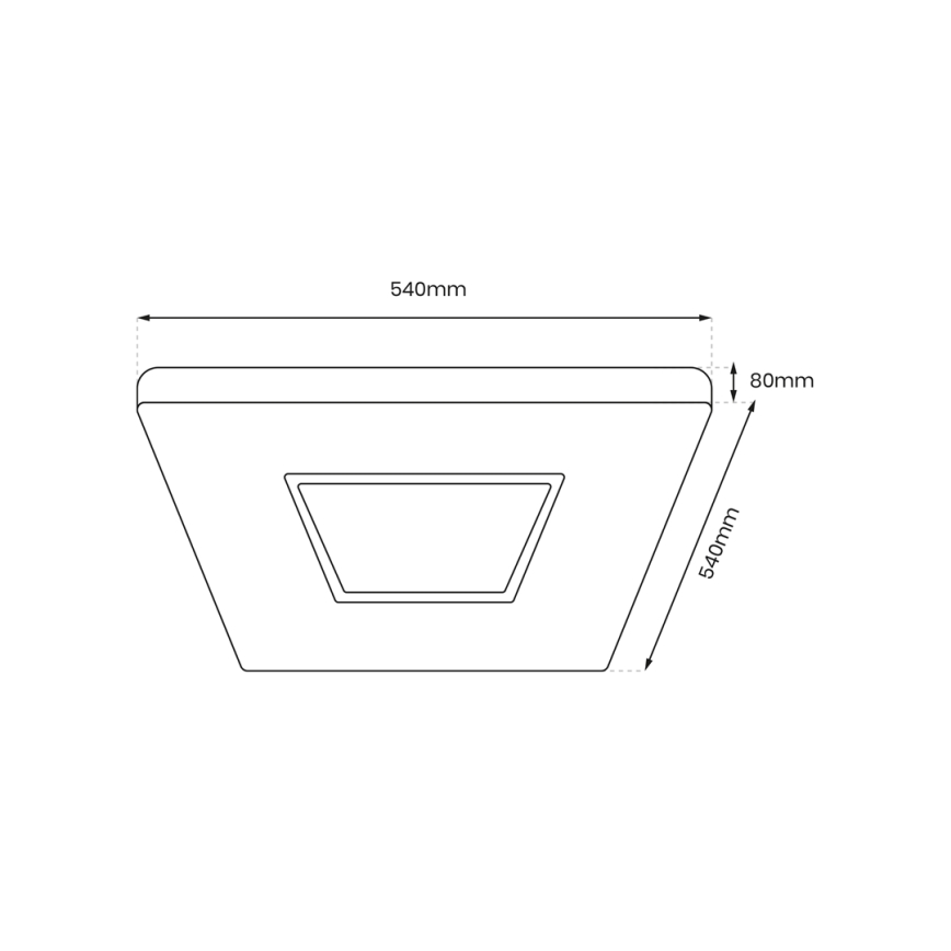 LED Dimbar taklampa SPARKY LED/65W/230V 3000-6000K + fjärrkontroll